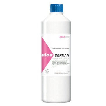 Sapone liquido Derman - fiorito - Alca - flacone da 1 L