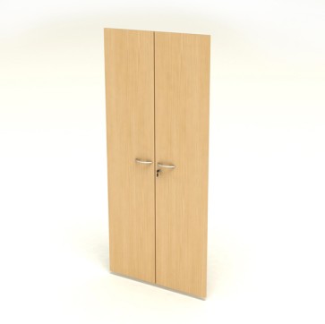 Coppia ante Easy - per mobile alto - 80 x 175 cm - spessore 18 mm - melaminico - faggio