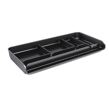 Vaschetta portacancelleria Mydesk - 26,1x12,5x2,8 cm - nero - Arda