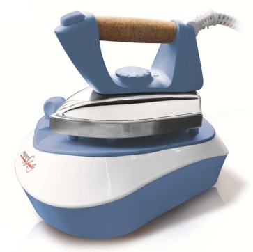 Ferro da stiro Pratica - a caldaia - 23x15x32 cm - 2000 W - 220/240 V -  bianco/azzurro - Melchioni family