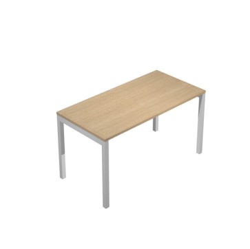 Scrivania singola Agorà - 140 x 80 x 72,5 cm - rovere