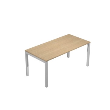 Scrivania singola Agorà - 160 x 80 x 72,5 cm - rovere