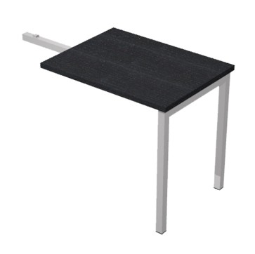 Allungo Easy Plus - DX/SX - 120 x 60 x 72,5 cm - nero venato - Artexport