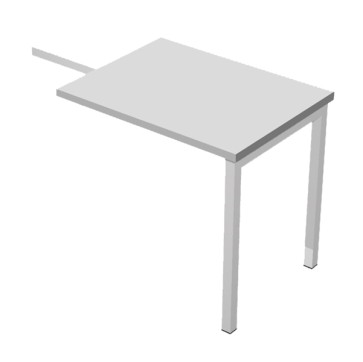 Allungo Easy Plus - DX/SX - 140 x 60 x 72,5 cm - grigio - Artexport