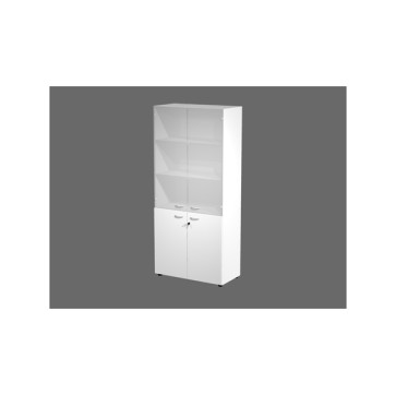 Armadio modulare - a 2+2 ante - 90 x 45,8 x 200 cm - bianco