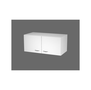 Sopralzo per armadi modulari - a 2 ante - 90 x 45,8 x 40 cm - bianco