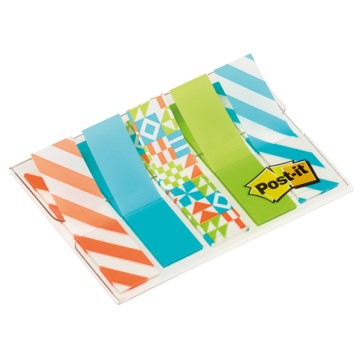 Segnapagina Post it  Index Mini - motivi Geometrici - 12 x 43,2 mm - Post it  - conf. 100 pezzi