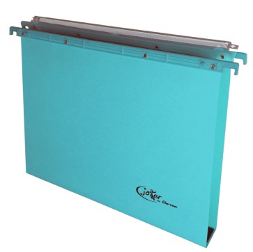 Cartella sospesa Joker - cassetto - interasse 39 cm - fondo U - 37 x 25 cm - blu - Bertesi