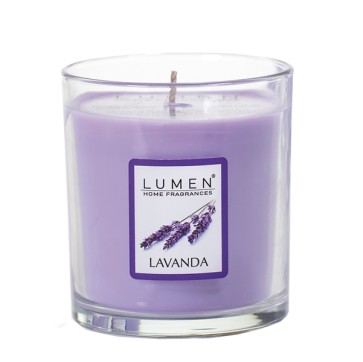 Candela in bicchiere - lavanda - Lumen