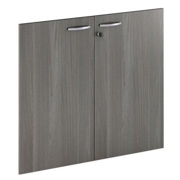 Coppia ante Easy - per mobile contenitore basso - 80 x 67 cm - spessore 18 mm - melaminico - frassino toscano