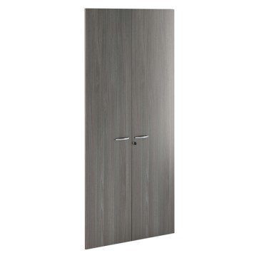 Coppia ante Easy - per mobile contenitore alto - 80 x 175 cm - spessore 18 mm - melaminico - frassino toscano