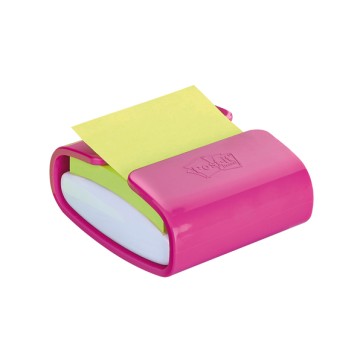 Dispenser Pro fucsia + 1 Post it  Super Sticky Z Notes fuxia - PRO-C-1SSCY-EU - 76 x 76 mm - Post it