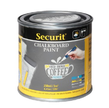 Pittura Lavagna - grigio - 250 ml (5 mq) - Securit