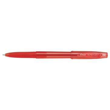 Penna a sfera Supergrip G con cappuccio - punta 0,7mm - rosso  - Pilot