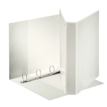 Raccoglitore personalizzabile Display - 4 anelli a D 30 mm - 4,7 cm - 22x30 cm - bianco - Esselte