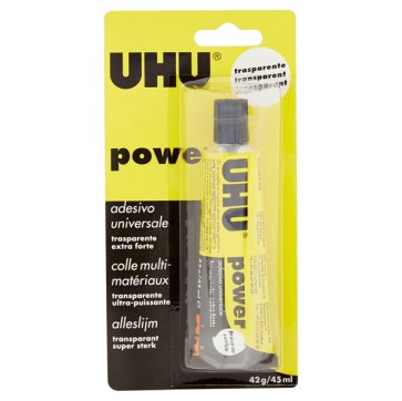 Colla attaccatutto Power - 45 ml - trasparente - UHU