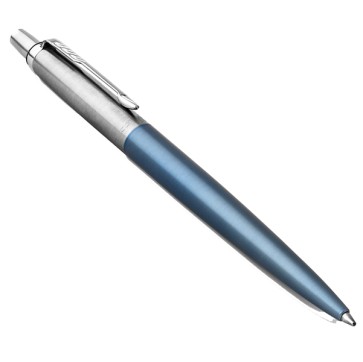 Penna sfera Jotter Core - punta M - fusto blu ghiaccio - Parker