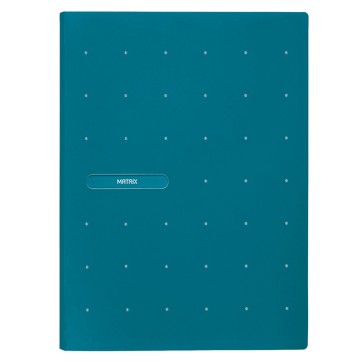 Portalistini Matrix - 22x30 cm - 40 buste - blu ottanio - Favorit