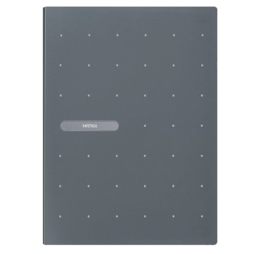 Portalistini Matrix - 22x30 cm - 40 buste - grigio - Favorit