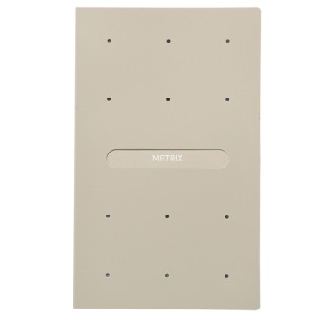 Porta biglietti da visita Matrix - 20 buste con 3 tasche ciascuna - 6x10 cm - beige - Favorit