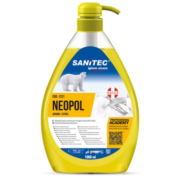 Detergente Neopol Piatti Gel Agrumi - 1 L - Sanitec