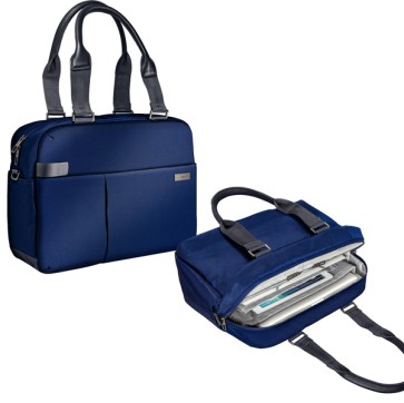 Borsa shopper Smart Traveller per PC - 13,3'' - blu - Leitz Complete