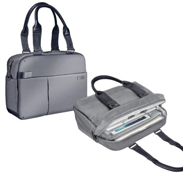 Borsa shopper Smart Traveller per PC - 13.3'' - grigio - Leitz Complete