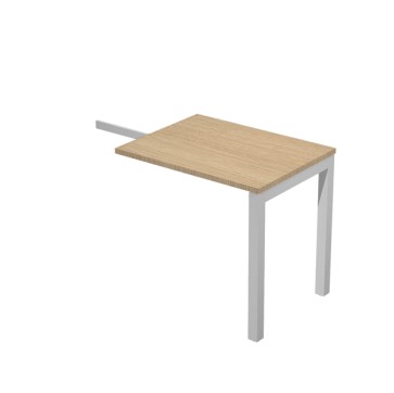 Allungo Agorà - DX/SX - 80 x 60 x 72,5 cm - melaminico - rovere