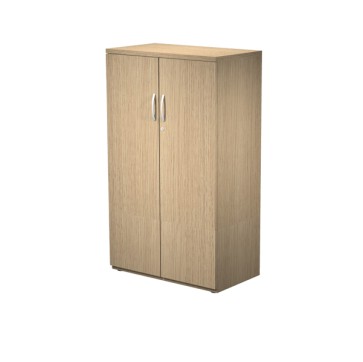 Mobile contenitore Agorà - medio a giorno - 80 x 45 x 136 cm - rovere
