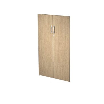 Coppia ante Agorà - per mobile contenitore medio - melaminico - rovere
