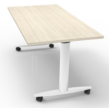 Tavolo multifunzione Taxi - con ruote - 140 x 80 x 73,7 cm - rovere