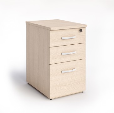 Cassettiera alta Agorà Compact - 3 cassetti - 44 x 60 x 73 cm - rovere