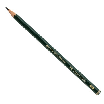 Matita in grafite Castell 9000 - gradazione 6B - esagonale - Faber-Castell