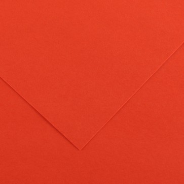 Foglio Colorline - 70x100 cm - 220 gr - rosso vivo - Canson