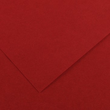 Foglio Colorline - 70x100 cm - 220 gr - rosso granata - Canson