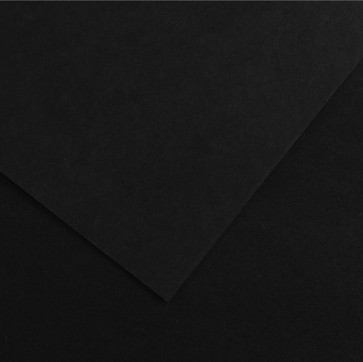 Foglio Colorline - 70x100 cm - 220 gr - nero - Canson
