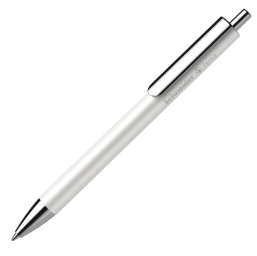 Penna a sfera a scatto Perlia - fusto bianco - Schneider