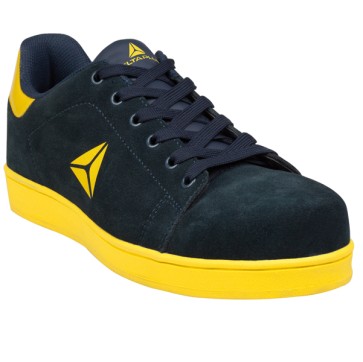 Calzatura di sicurezza Smash S1P SRC HRO - pelle scamosciata - numero 41 - blu - Deltaplus
