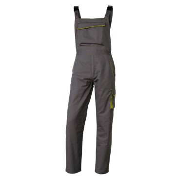 Salopette da lavoro Panostyle  M6SAL - sargia/poliestere/cotone - taglia XXL - grigio/verde - Deltaplus