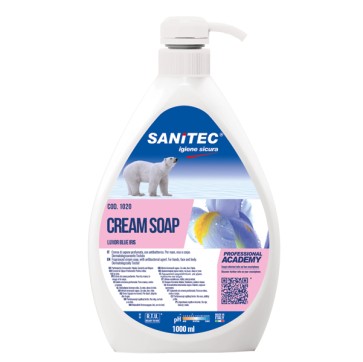 Crema di sapone Luxor Blue Iris - dispenser 1 L - iris blu - Sanitec