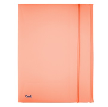 Cartella 3L con elastico Pastel - PPL - 24x33cm - pesca - Favorit