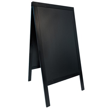 Lavagna a cavalletto - 54,5 x 85 x 44 cm - nero - Securit