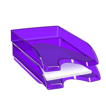 Vaschetta portacorrsipondenza 200+H - 34,8 x 25,7 x 6,6 cm - deep purple - Cep