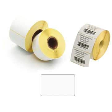 Etichette per trasferimento termico - film OPP - 1 pista - 58 x 38 mm - Printex - rotolo da 1000 pezzi