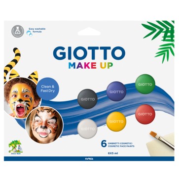Ombretti Make Up - 5 ml - colori classici - Giotto - conf. 6 pezzi