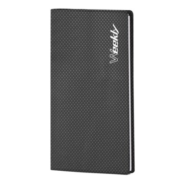 Agenda settimanale Weekly 2023 - PPL - 8 x 16 cm - nero - InTempo