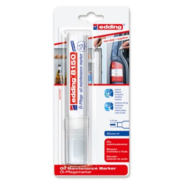 Marcatore a silicone 8150 - olio lubrificante - trasparente - tratto 4-12mm - Edding