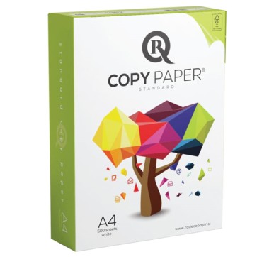 Carta bianca R-Copy - A4 - 80gr - risma da 500 fogli - ordine drop max 25 risme