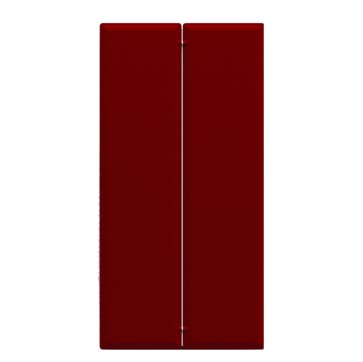 Pannello fonoassorbente Moody - 120 x 40 cm - rosso- Artexport
