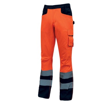 Pantalone invernale alta visibilitA' Beacon - arancio  fluo - taglia XL - U-Power